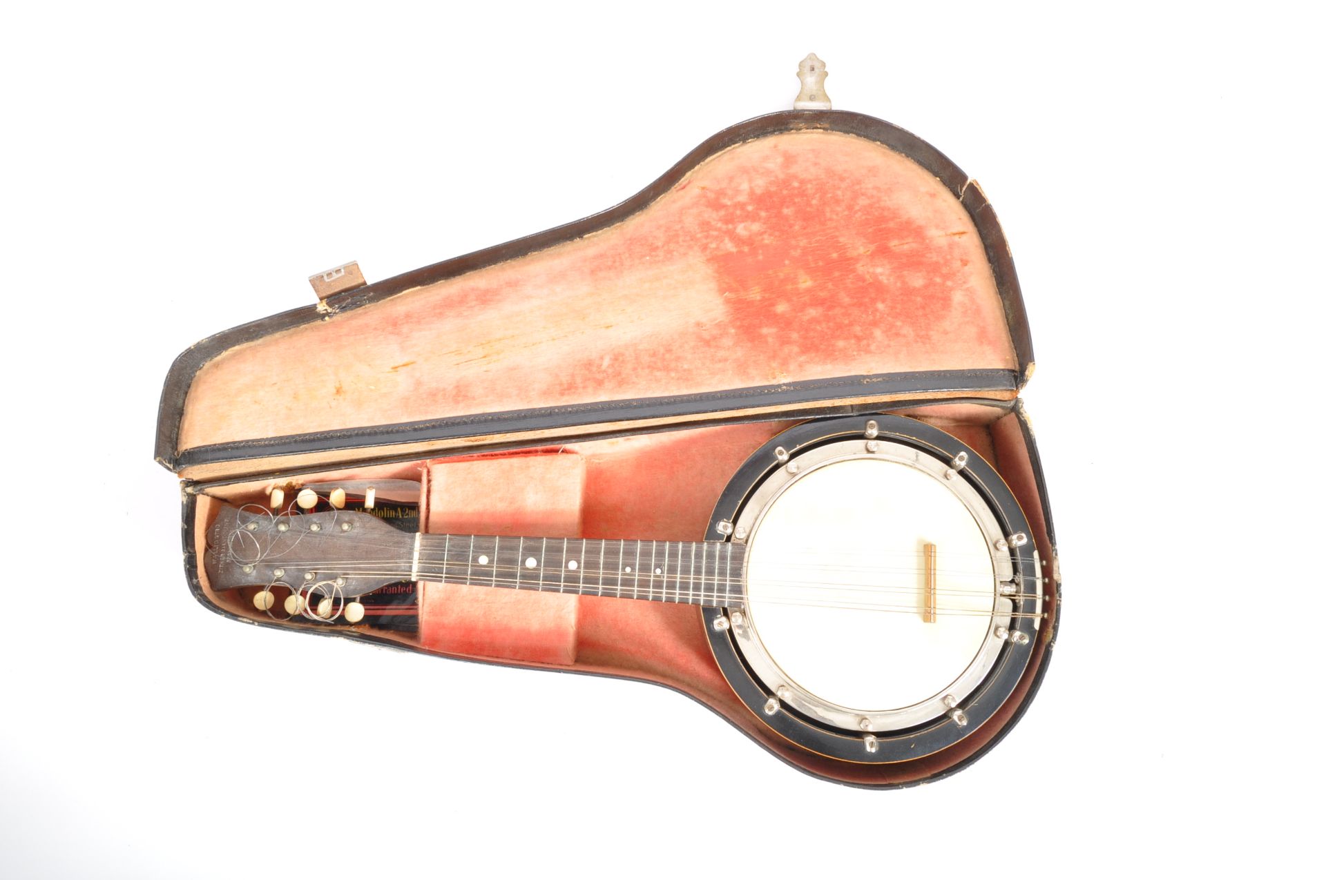 CASED EARLY 20TH CENTURY WALLISTRO ZITHER MANDOLIN