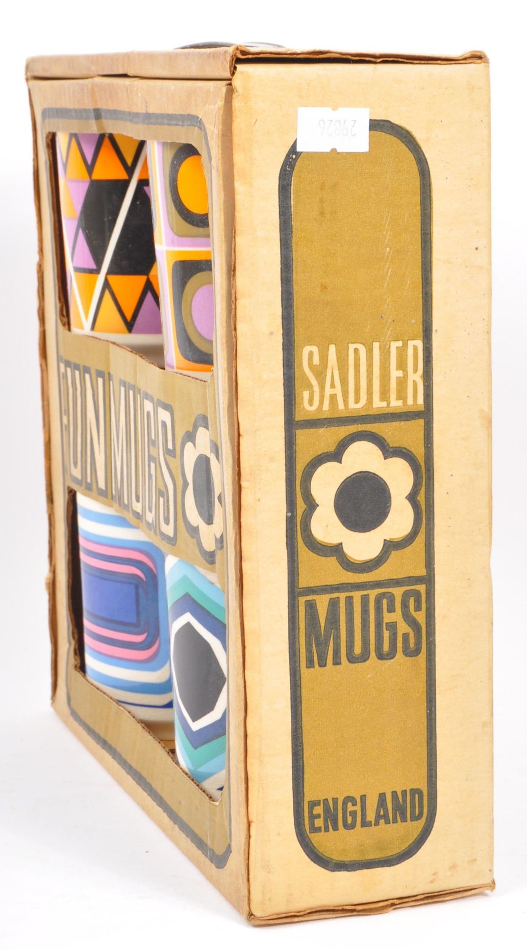 SET OF FOUR VINTAGE RETRO FUN MUGS BY SADLER ENGLAND - Image 4 of 6