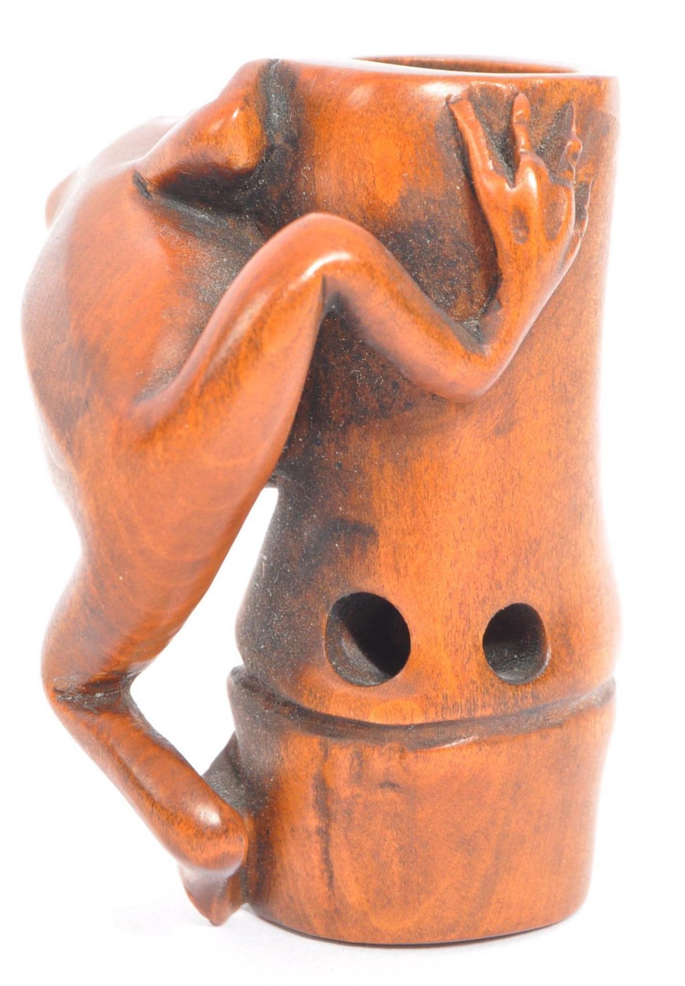 THREE 20TH CENTURY JAPANESE BOXWOOD NETSUKE - Image 7 of 7