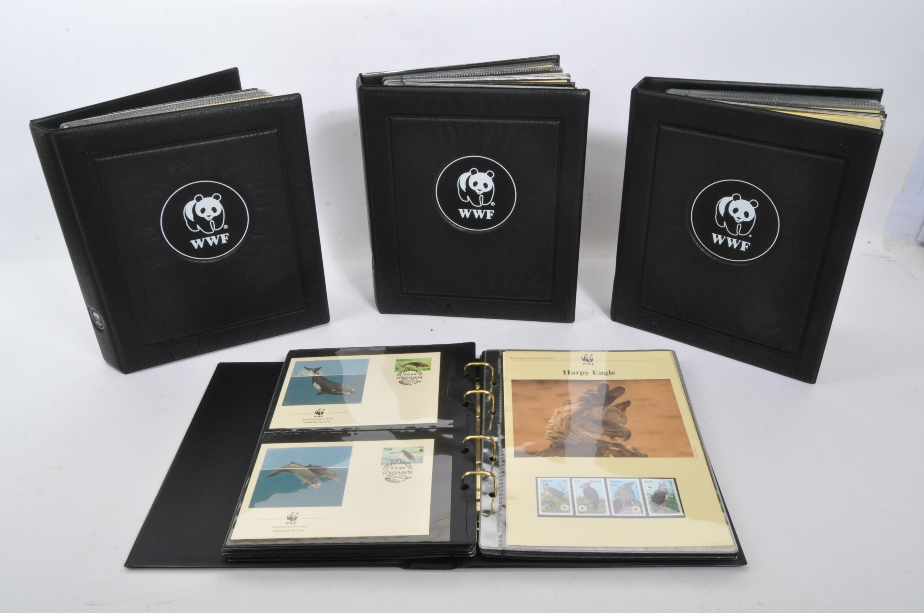 FOUR WWF FIRST DAY COVER STAMP ALBUMS - Image 5 of 5