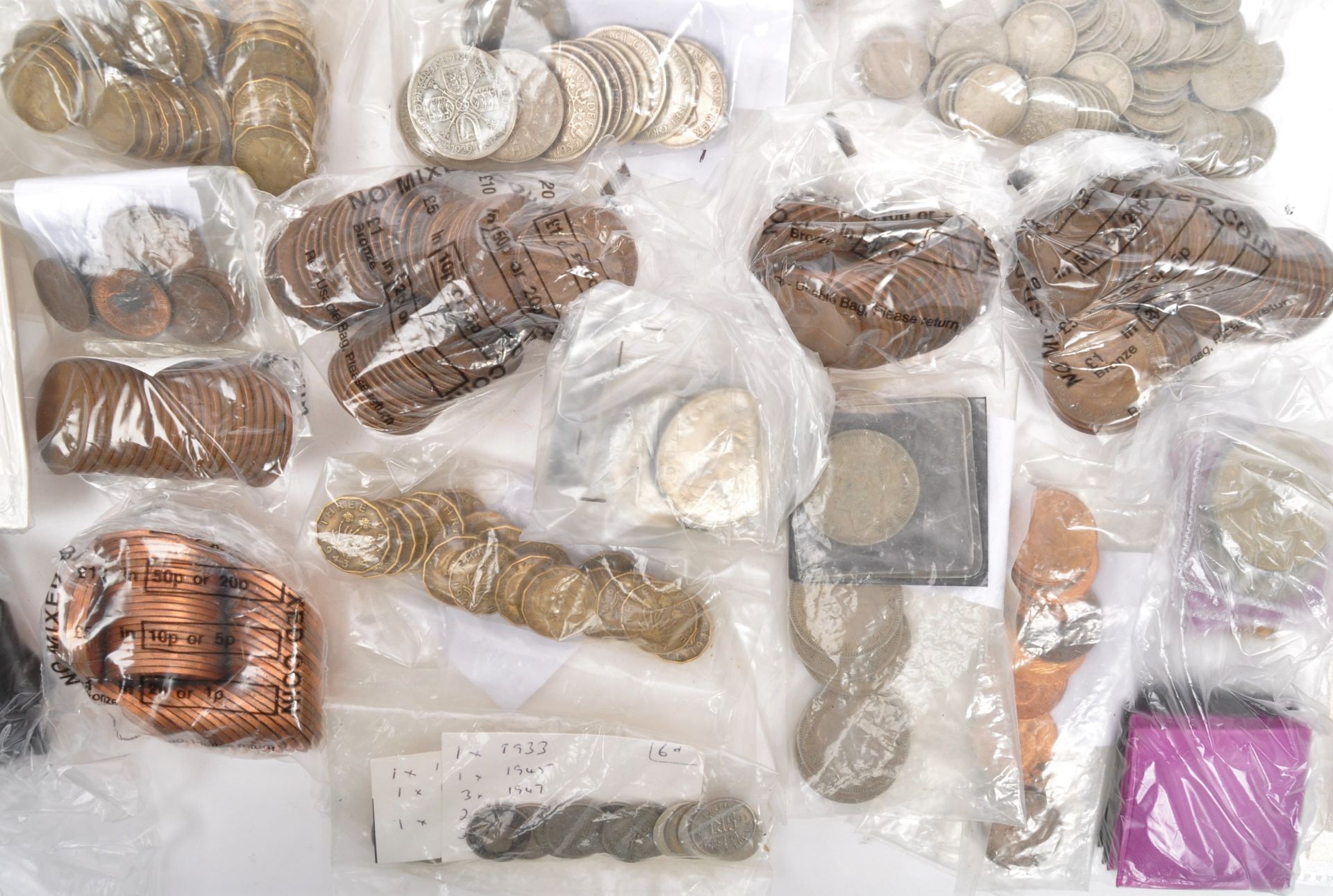 LARGE COLLECTION OF BRITISH COINS - 19TH CENTURY & LATER - Bild 4 aus 7