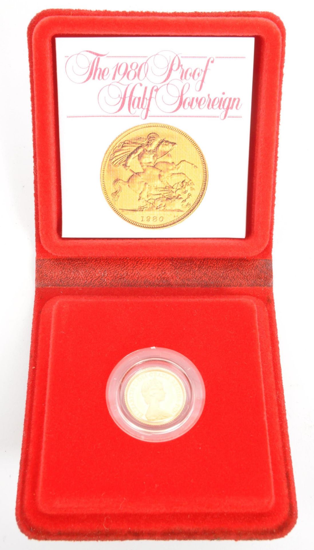 ELIZABETH II - THE ROYAL MINT - GOLD PROOF HALF SOVEREIGN COIN