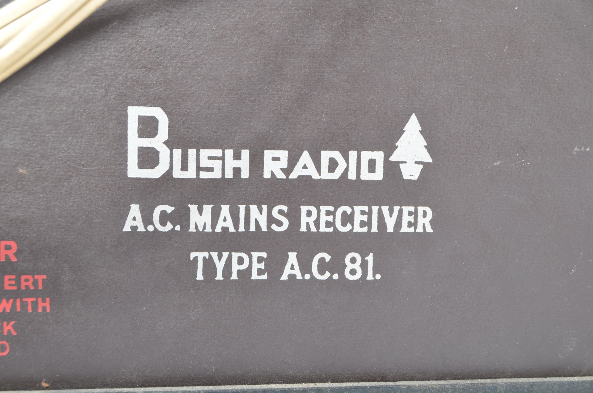 RETRO VINTAGE BUSH VALVE RADIO - Image 6 of 6