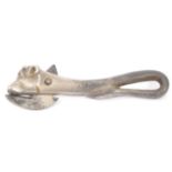 LATE VICTORIAN BULL BEEF CAST IRON CAN OPENER