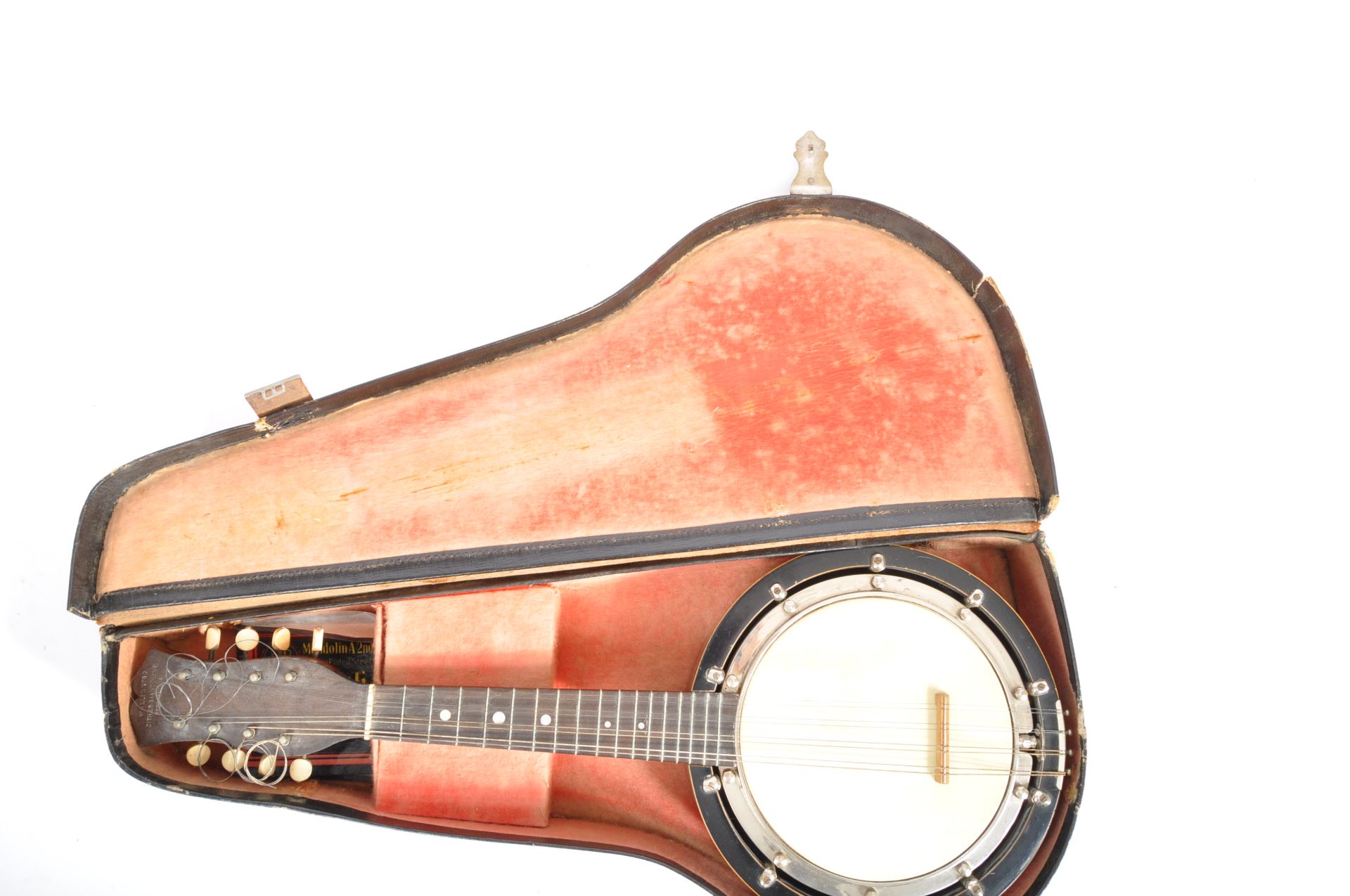 CASED EARLY 20TH CENTURY WALLISTRO ZITHER MANDOLIN - Image 7 of 7