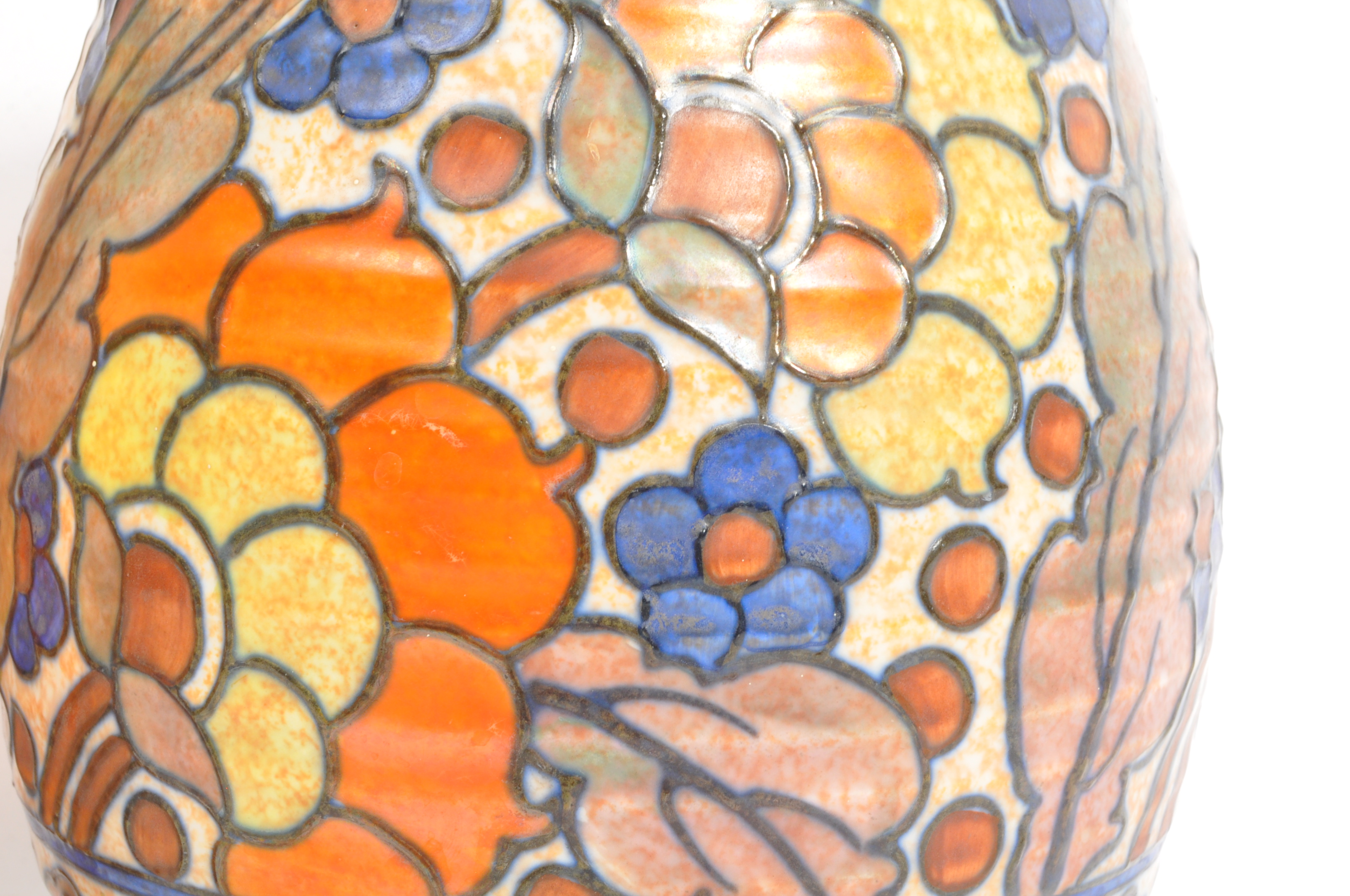 TWO ART DECO 1930S CROWN DUCAL BY CHARLOTTE RHEAD VASES - Image 3 of 5