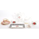 COLLECTION OF ROYAL ALBERT FINE BONE CHINA PORCELAIN ITEMS