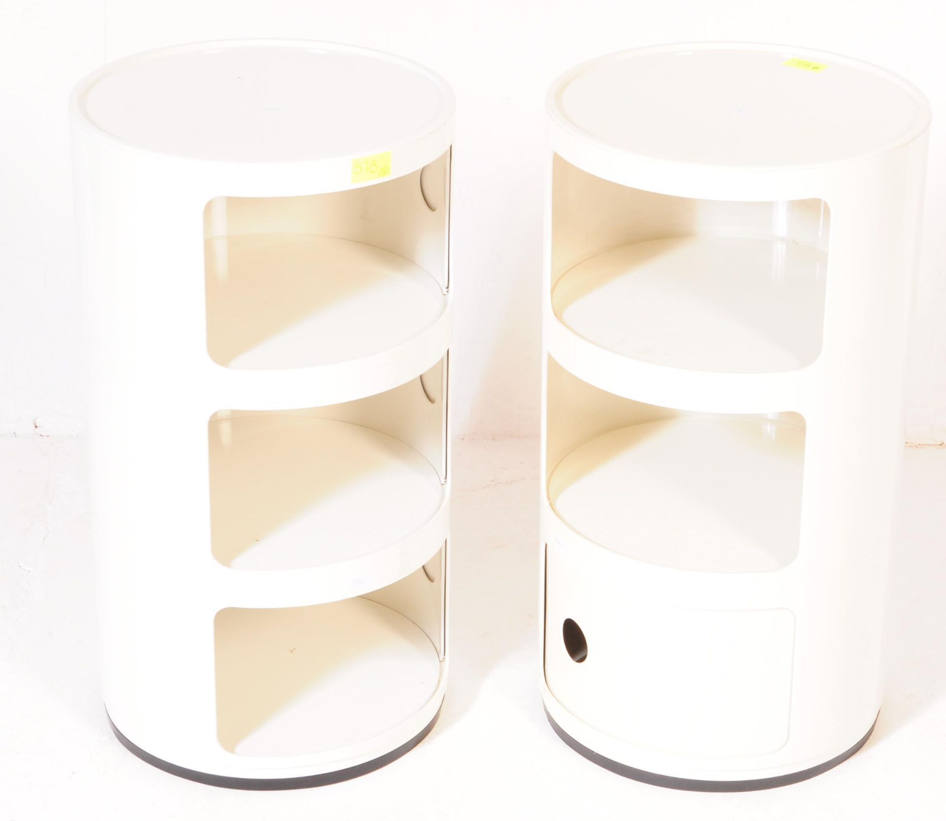 PAIR OF ORIGINAL KARTELL CASTELLI THREE TIER STORAGE UNITS - Image 2 of 3