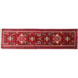 20TH CENTURY NORTH WEST PERSIAN HERIZ RUNNER RUG