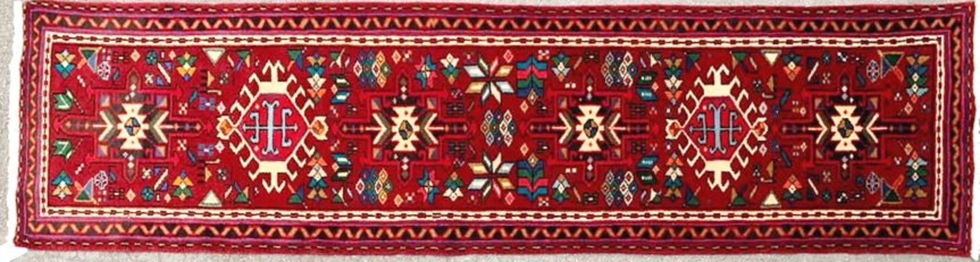 20TH CENTURY NORTH WEST PERSIAN HERIZ RUNNER RUG