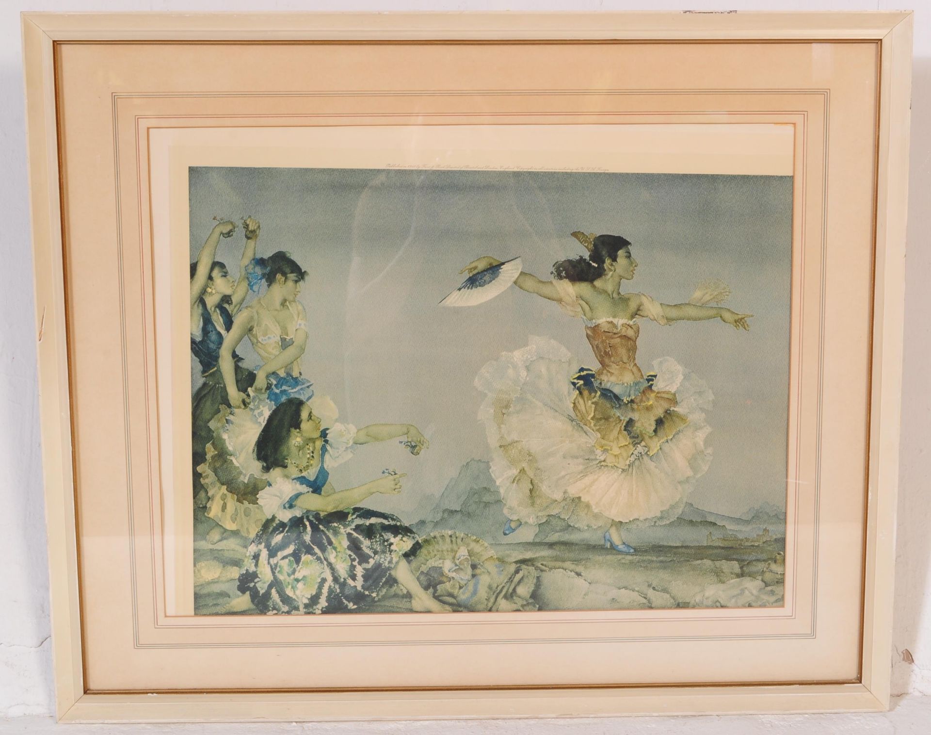 SIR WILLIAM RUSSELL FLINT - TWO SIGNED PRINTS OF DANCERS - Image 4 of 5