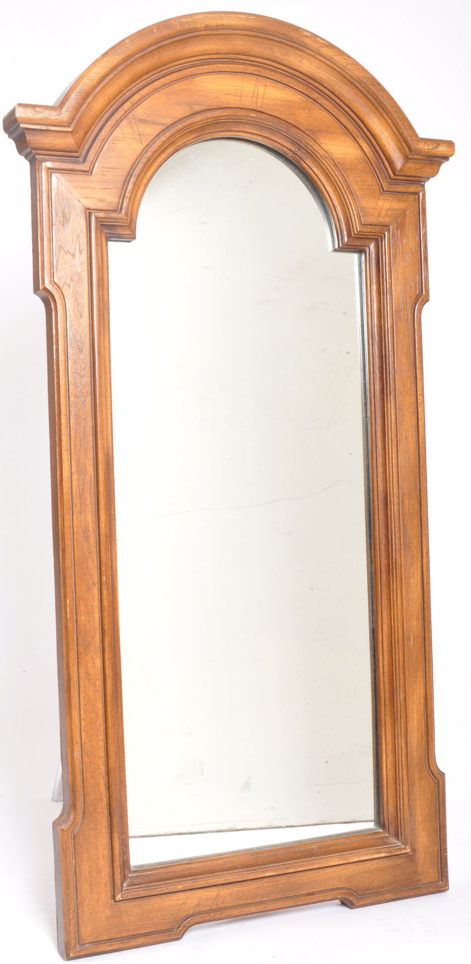 VINTAGE 20TH CENTURY HANGING ANTIQUE REVIVAL WALL MIRROR - Image 2 of 5