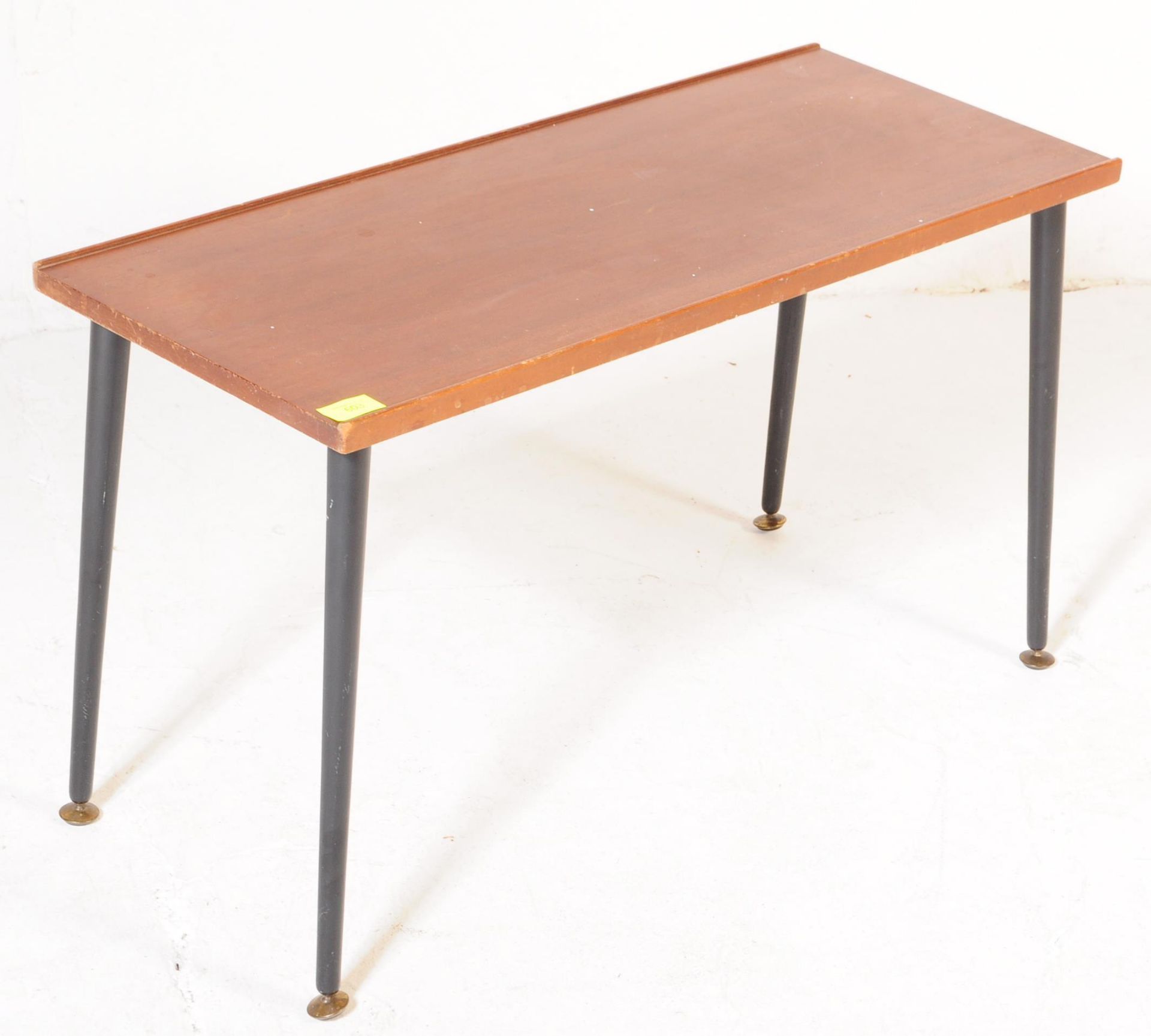 MID CENTURY RETRO TEAK COFFEE TABLE - DANSETTE SUPPORTS - Bild 2 aus 3