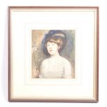 WINIFRED BOURNE MEDWAY - WATERCOLOUR PORTRAIT PAINTING