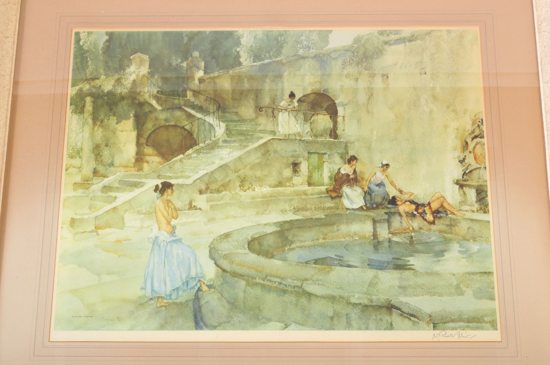 SIR WILLIAM RUSSELL FLINT - TWO SIGNED PRINTS - Image 3 of 5