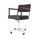 VINTAGE 20TH CENTURY OFFICE DESK SWIVEL CHAIR