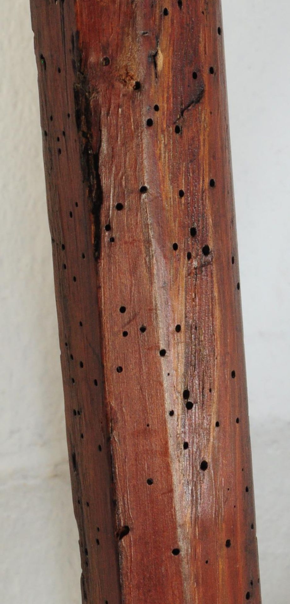 18TH CENTURY GEORGE III OAK LOWBOY WRITING TABLE DESK - Image 6 of 6