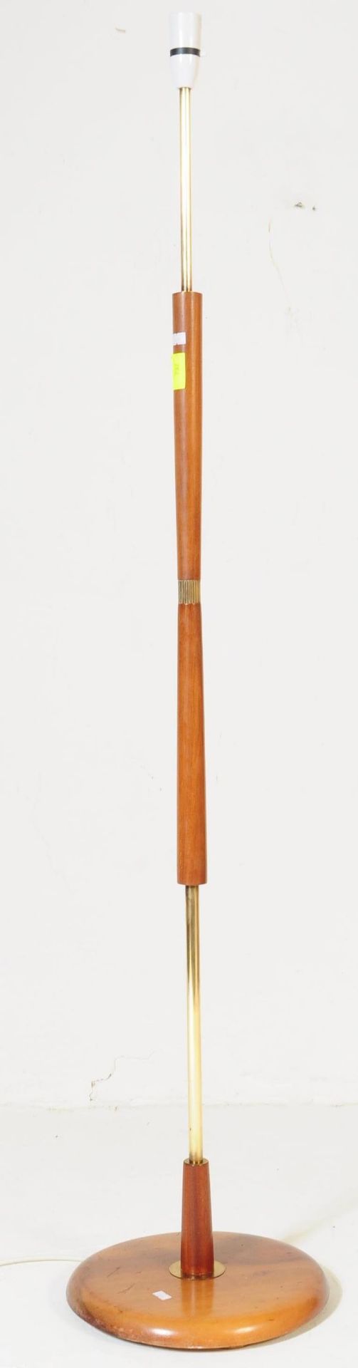 RETRO VINTAGE DANISH INSPIRED TEAK FLOOR STANDARD LAMP