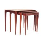 RETRO VINTAGE TEAK RICHARD HORNBY NEST OF TABLES