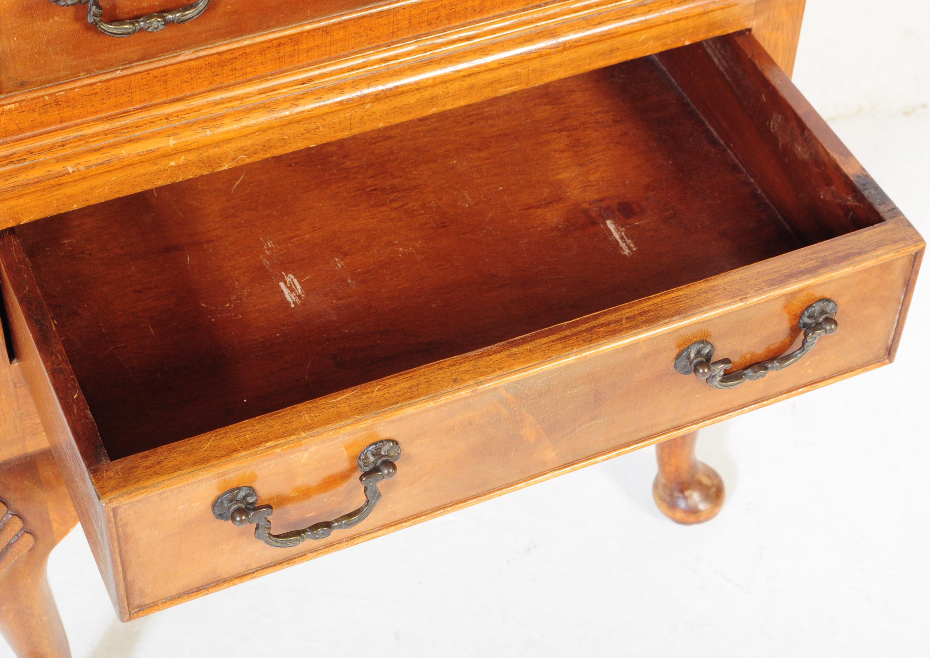 EARLY 20TH CENTURY QUEEN ANNE REVIVAL CHEST ON STAND - Image 4 of 5