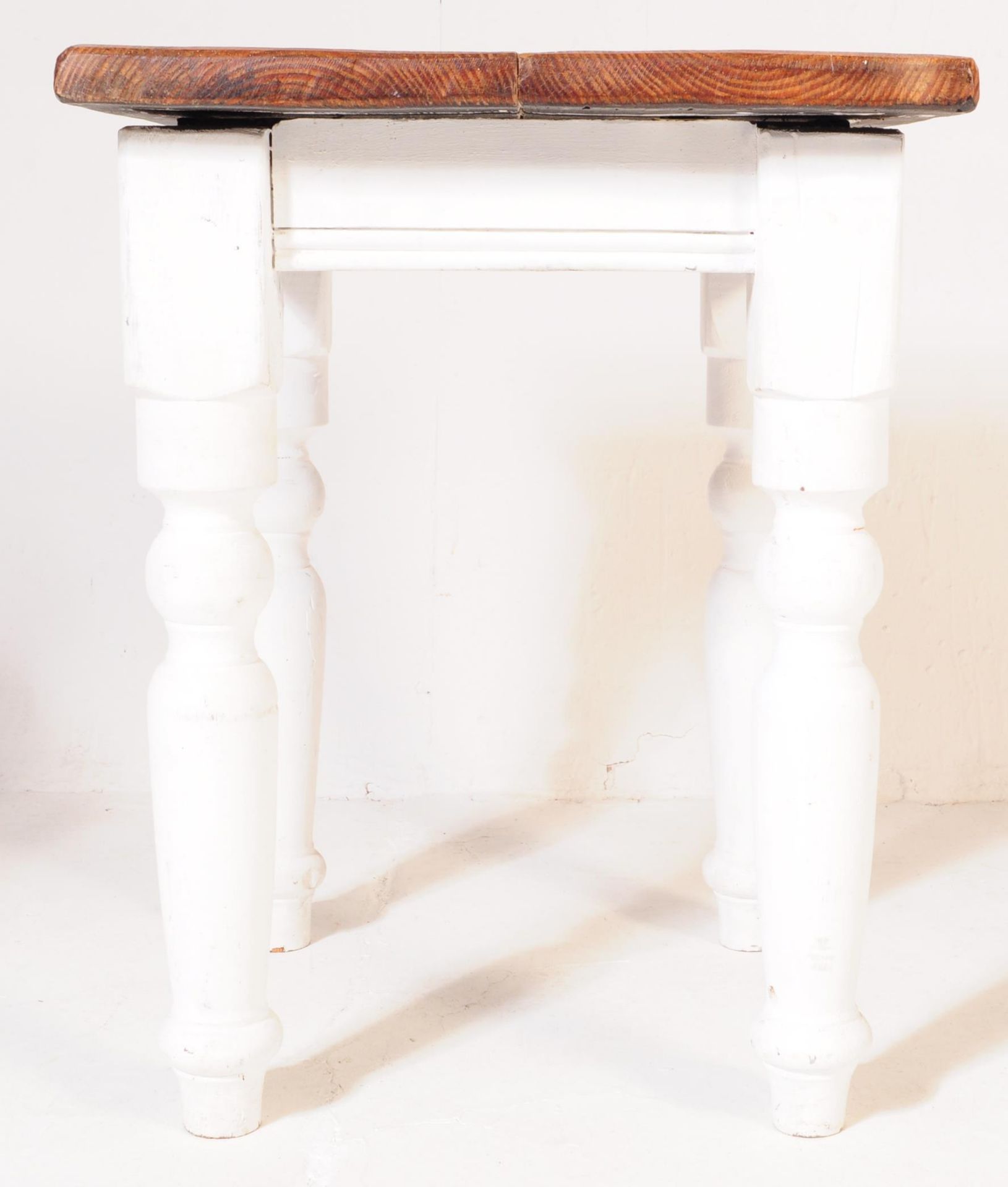 20TH CENTURY PUB BISTRO FARMHOUSE DINING TABLE - Image 3 of 5