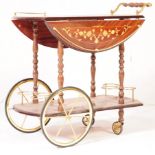 A VINTAGE RETRO TWO TIER ITALIAN ROCOCO DRINKS TROLLEY