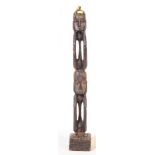 LARGE 20TH CENTURY AFRICAN TRIBAL WOODEN SCULPTURE
