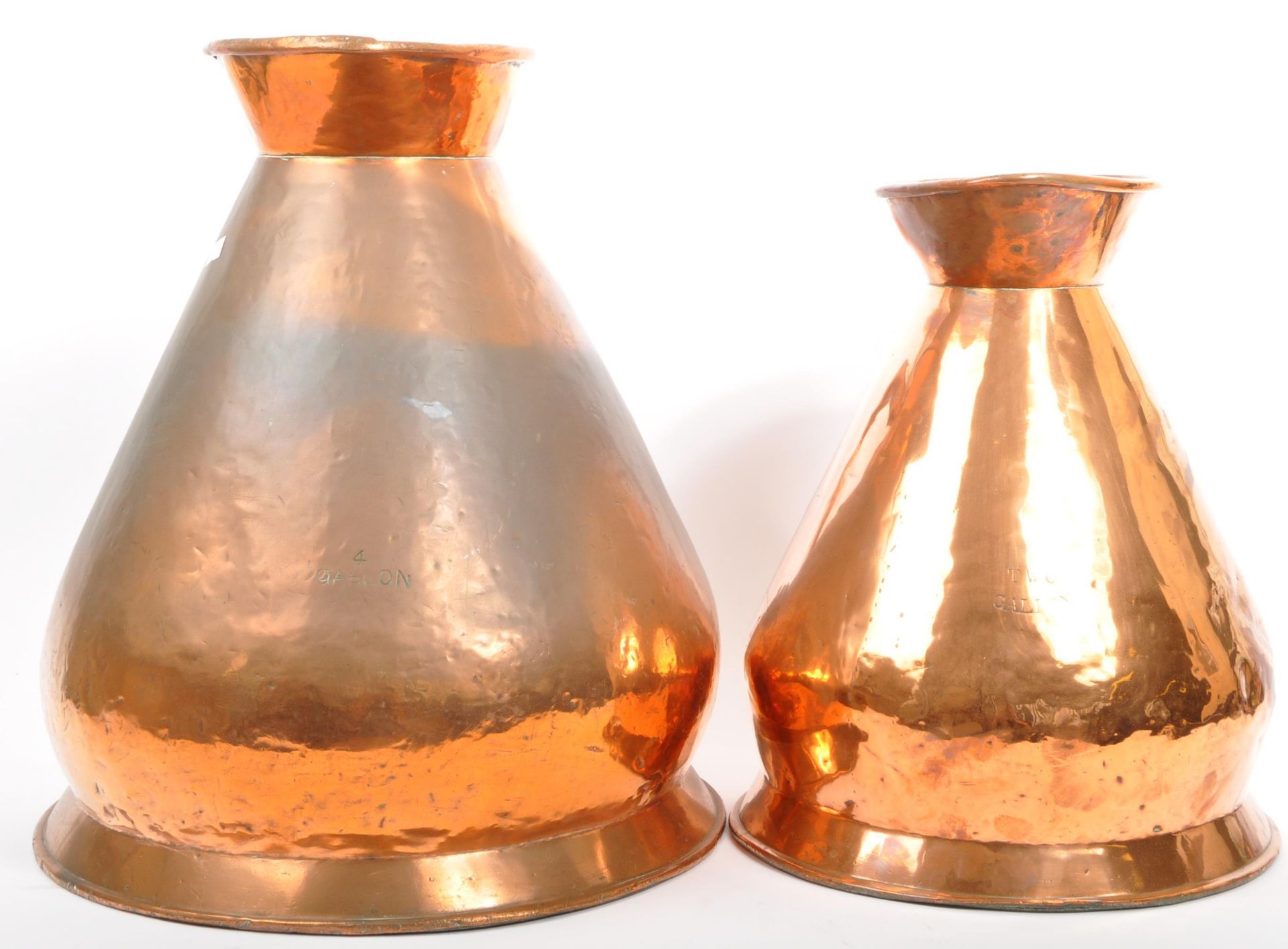 19TH CENTURY VICTORIAN COPPER CIDER JUGS - Image 2 of 7