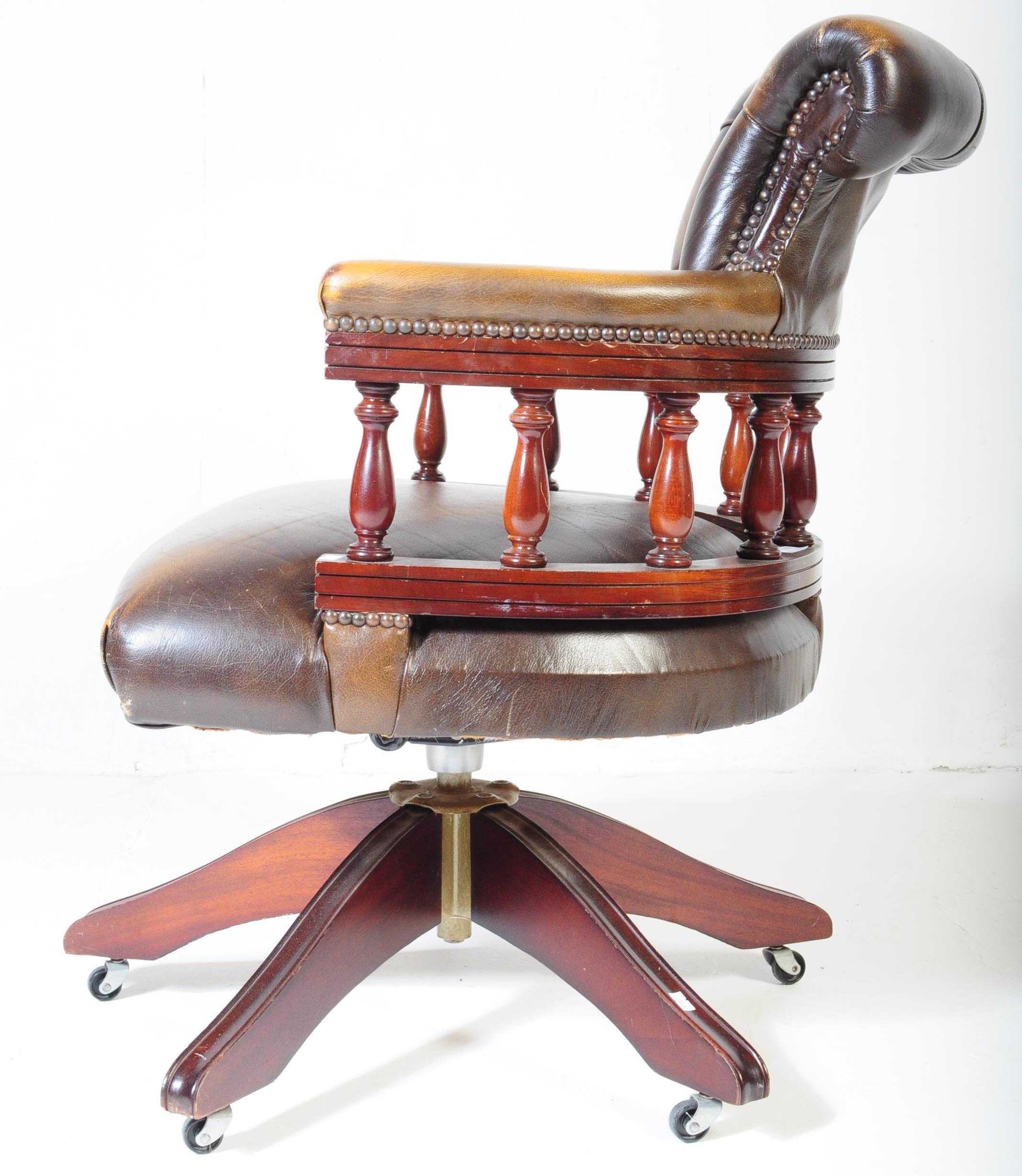 LATE 20TH CENTURY CAPTAINS OFFICE CHAIR BY MEKANIKK OF FINLAND - Image 3 of 6