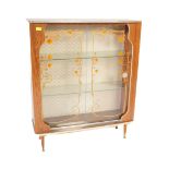 1950'S FORMICA MELAMINE FORMICA CHINA DISPLAY CABINET VITRINE