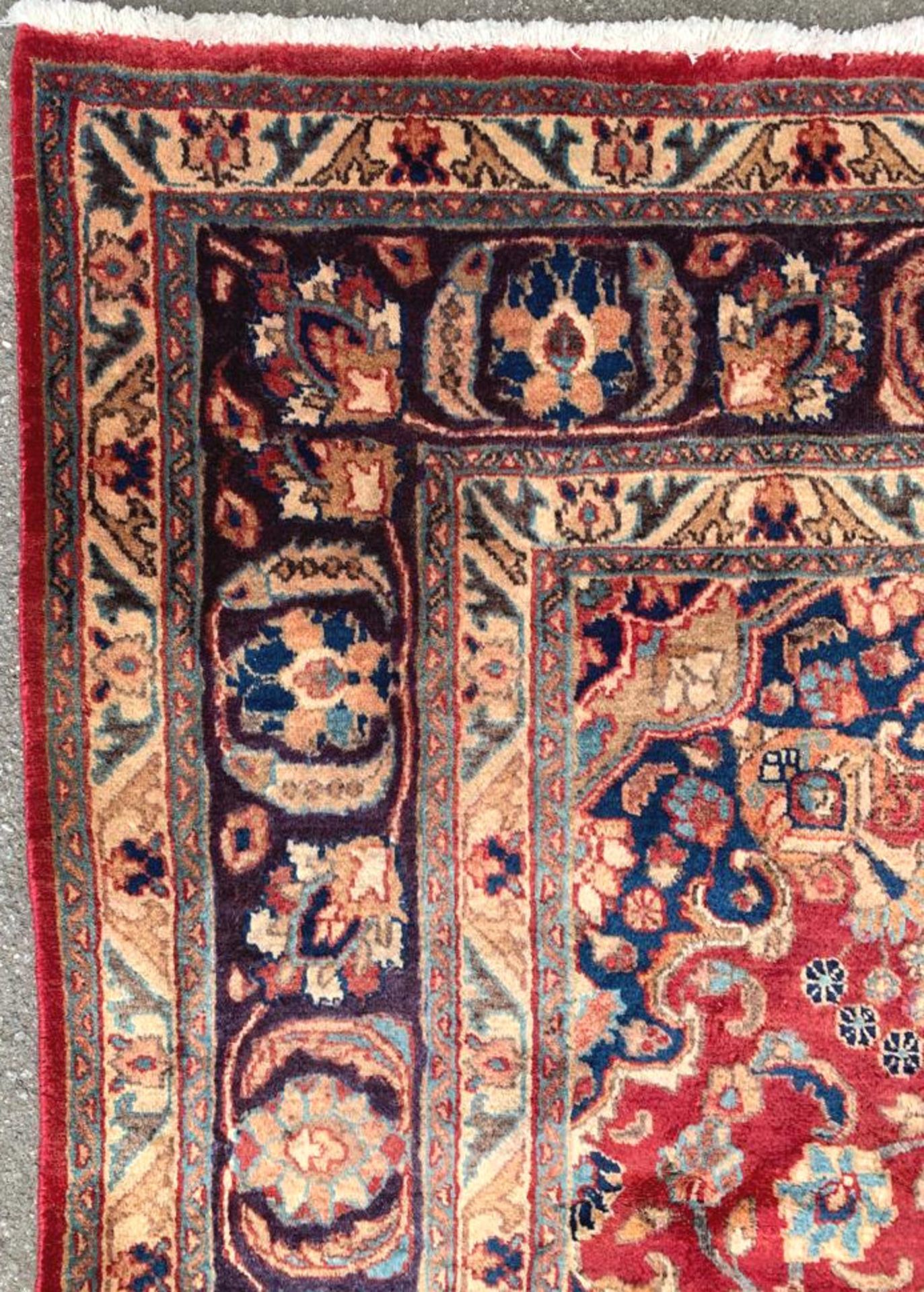 20TH CENTURY NORTH WEST PERSIAN MEHED RUG - Image 3 of 5