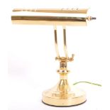 20TH CENTURY MINIATURE BANKERS DESK OFFICE LAMP