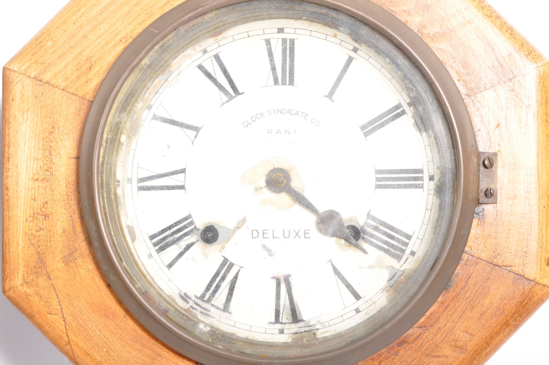 TWO 20TH CENTURY DROP DIAL WALL CLOCKS - ANASONIA & RANI - Bild 8 aus 10