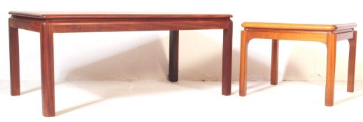 TWO VINTAGE OCCASIONAL COFFEE TABLES BY NATHAN FURNITURE