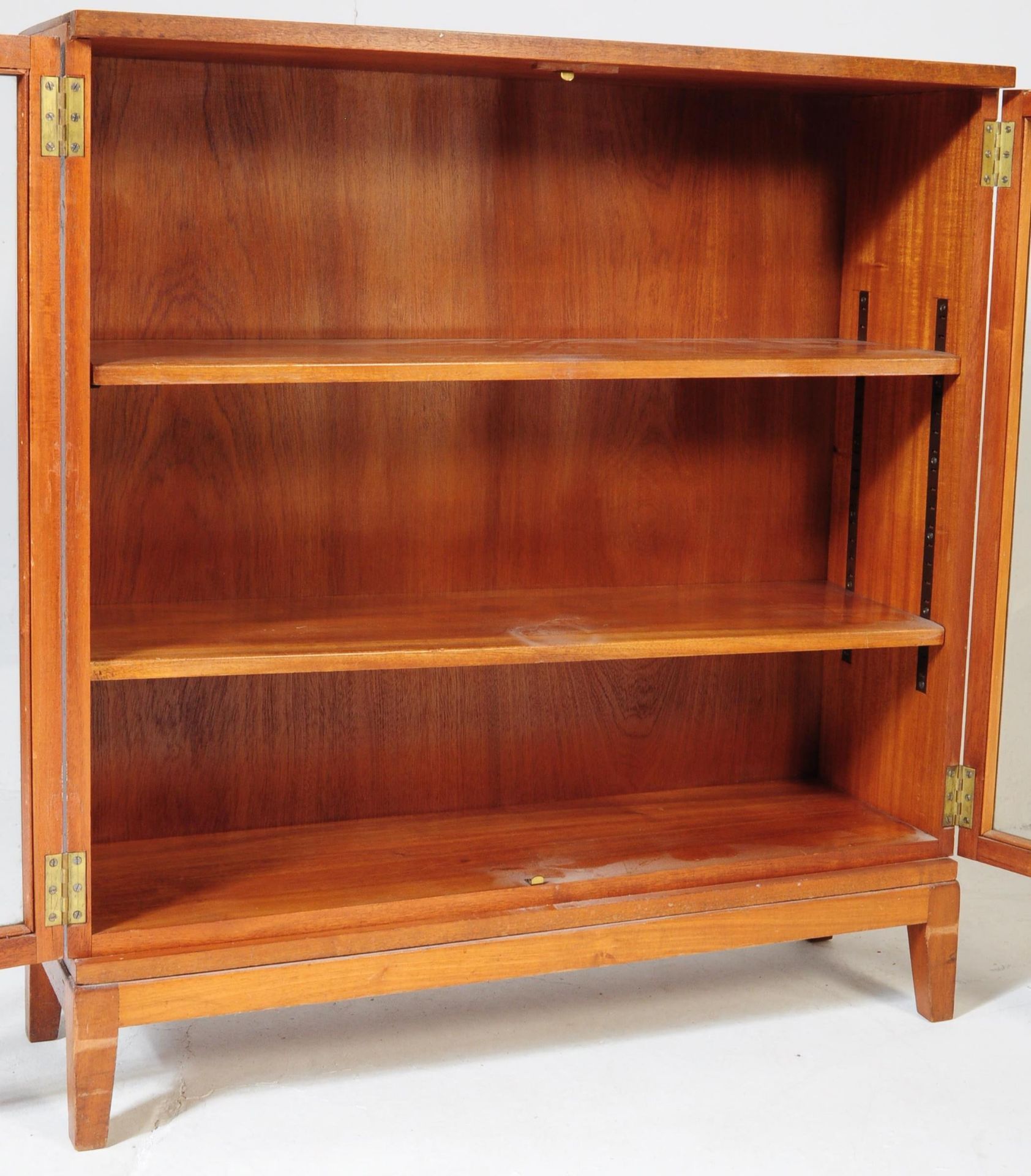 BRITISH MODERN DESIGN - TEAK WOOD LIBRARY BOOKCASE CABINET - Image 3 of 3