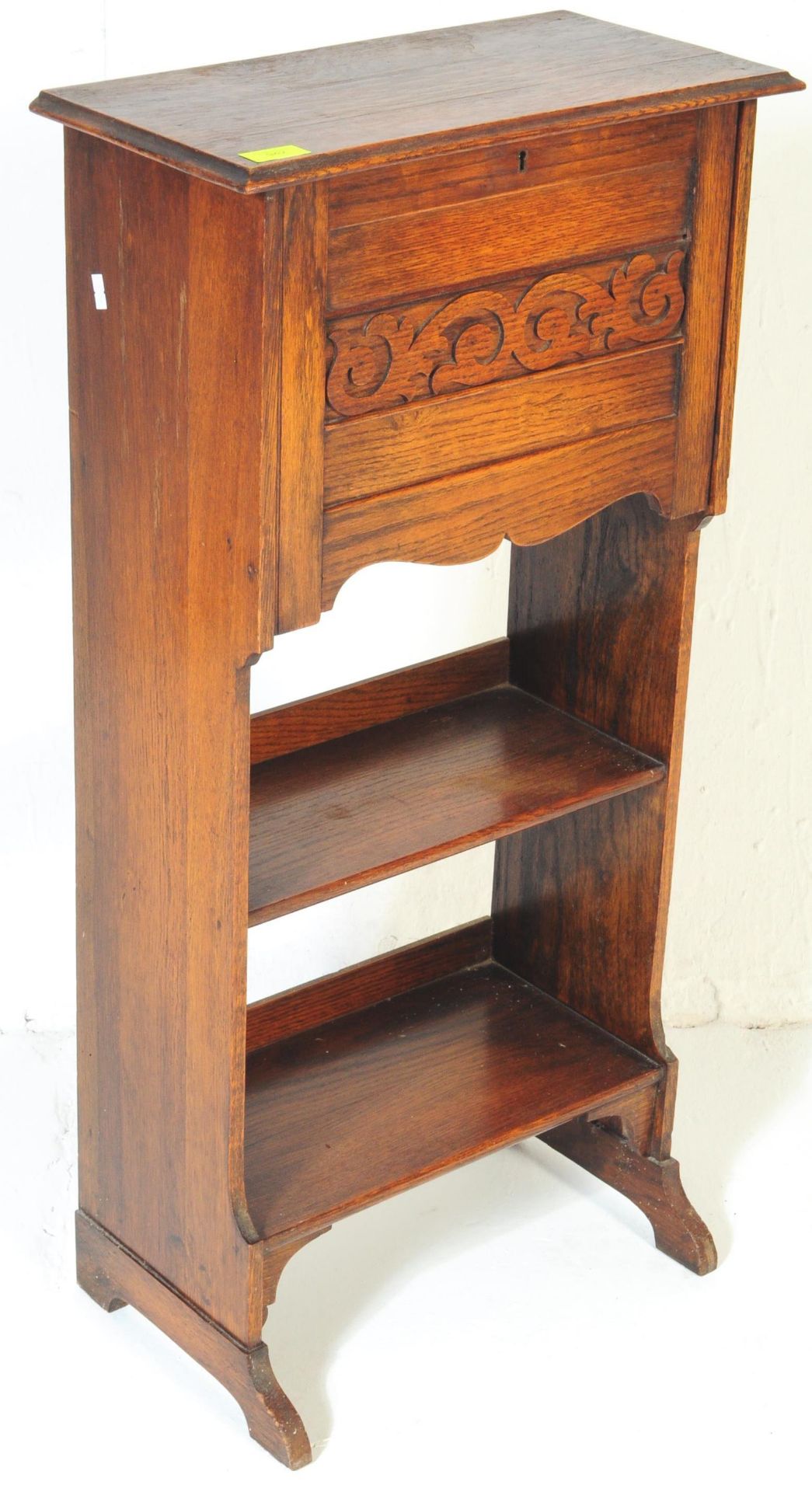 EARLY 20TH CENTURY ARTS & CRAFTS OAK STUDENT BUREAU - Bild 2 aus 5