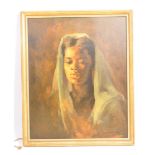 RETRO AFRICAN MADONNA PRINT BY HELENE URSZENYI DE BREZNAY