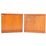 PAIR OF MID CENTURY TEAK WILLIAM LAWRENCE BOOKCASES