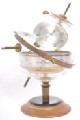 MID CENTURY 1960S WEST GERMAN SPUTNIK GLOBE BAROMETER