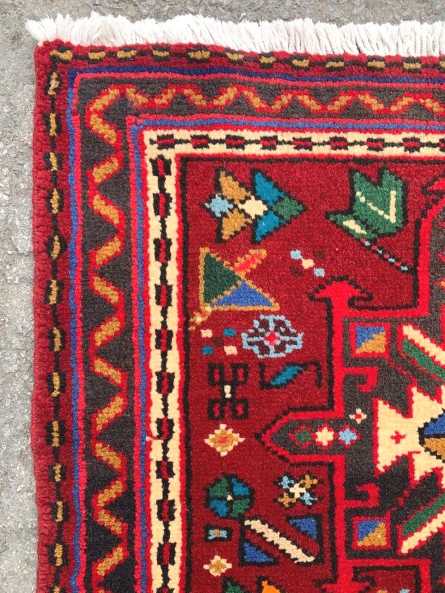 20TH CENTURY NORTH WEST PERSIAN HERIZ RUNNER RUG - Image 3 of 4