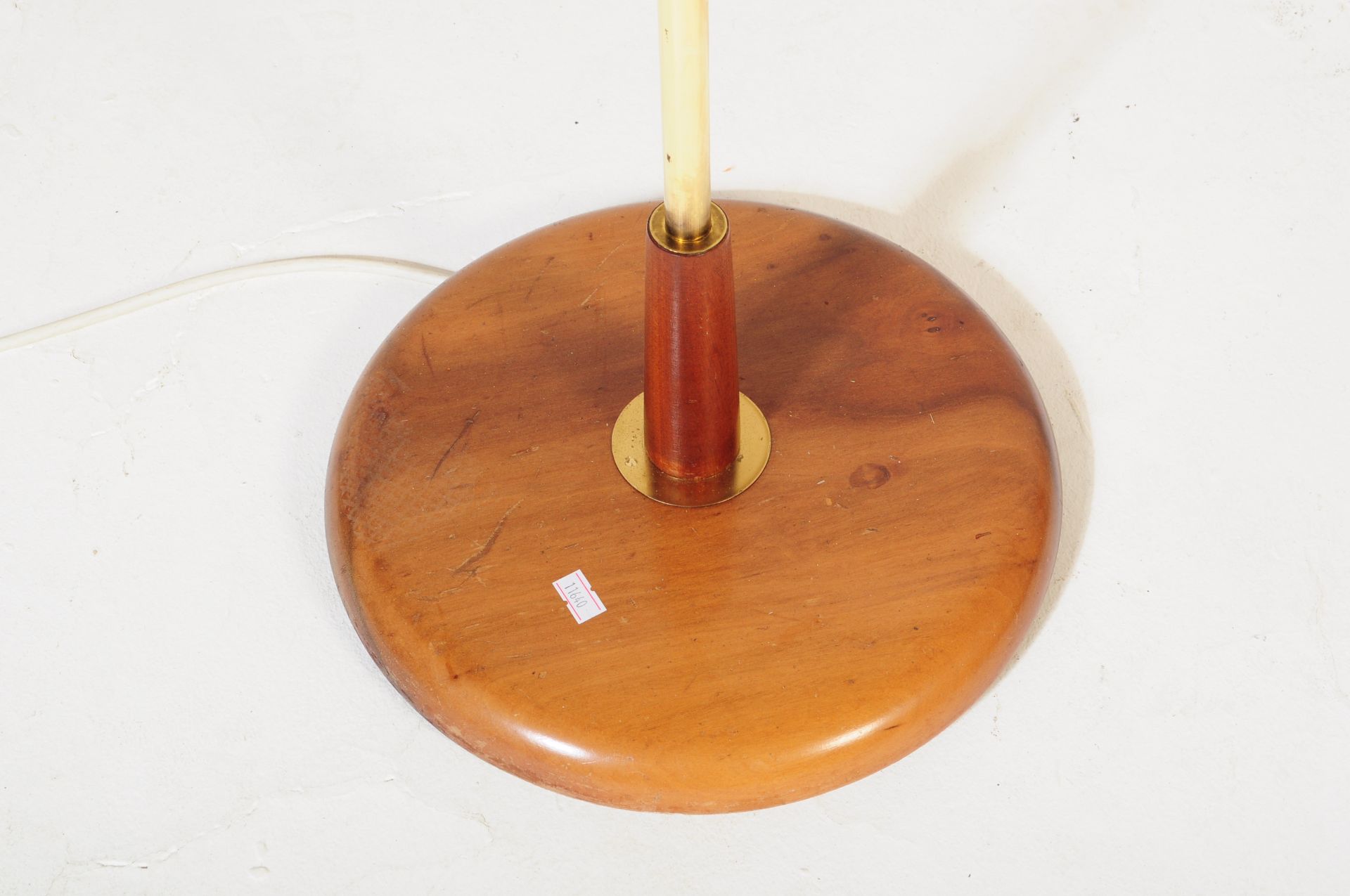 RETRO VINTAGE DANISH INSPIRED TEAK FLOOR STANDARD LAMP - Image 3 of 4