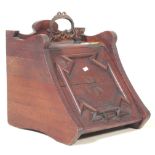 VICTORIAN 19TH CENTURY MAHOGANY COAL SCUTTLE BUCKET