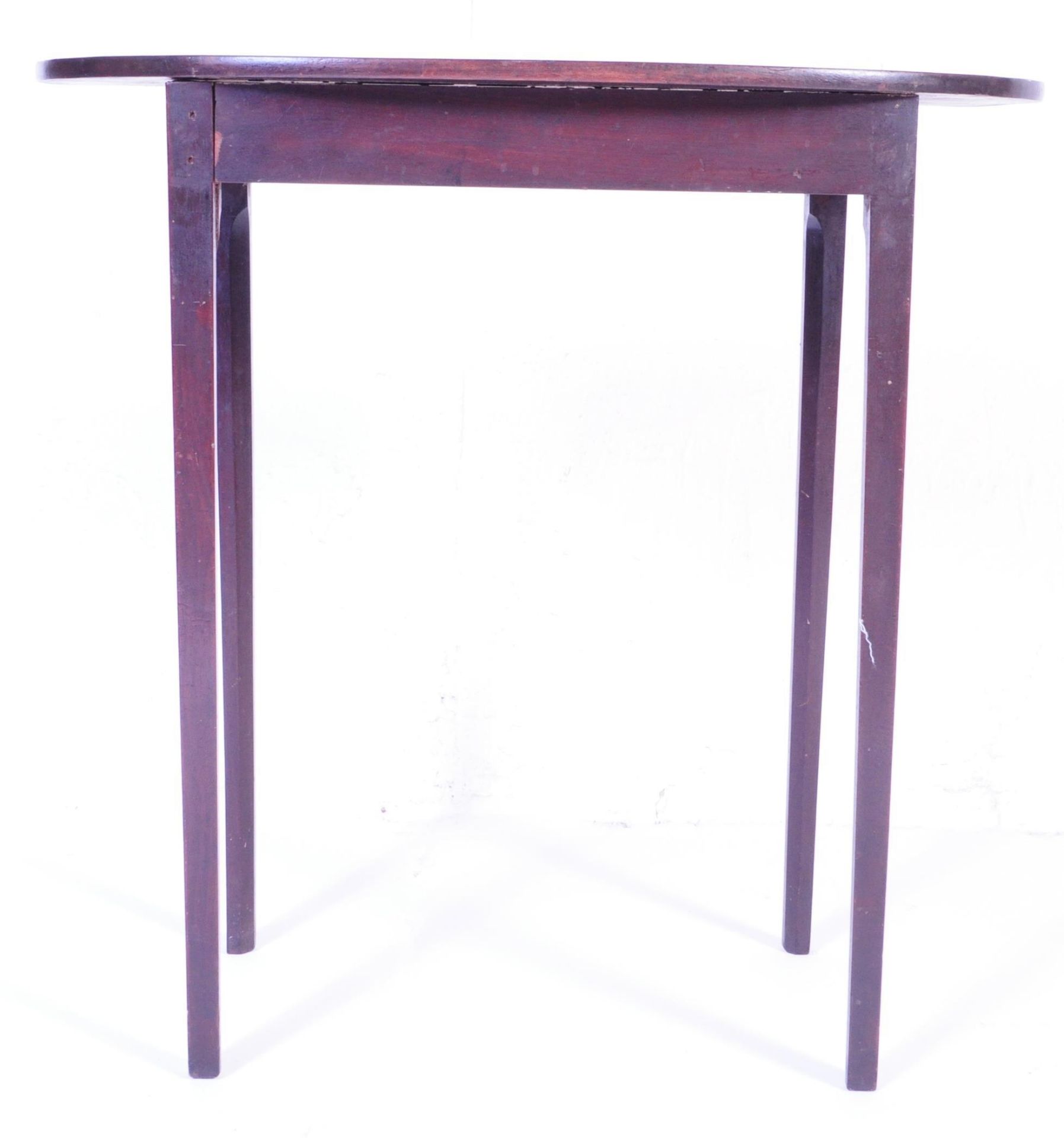 19TH CENTURY GEORGE III MAHOGANY SIDE - WINE TABLE - Image 3 of 5