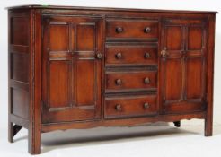 ERCOL FURNITURE - OLD COLONIAL BEECH & ELM CREDENZA