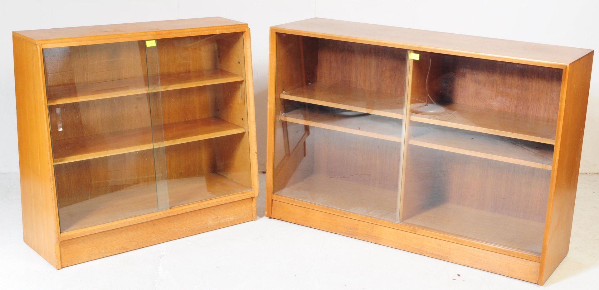 TWO VINTAGE RETRO NATHAN SIDEBOARD / GLASS DOOR CABINET - Image 2 of 5