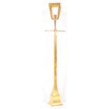 20TH CENTURY BRASS FLOOR STANDING STREET LIGHT STANDARD LAMP