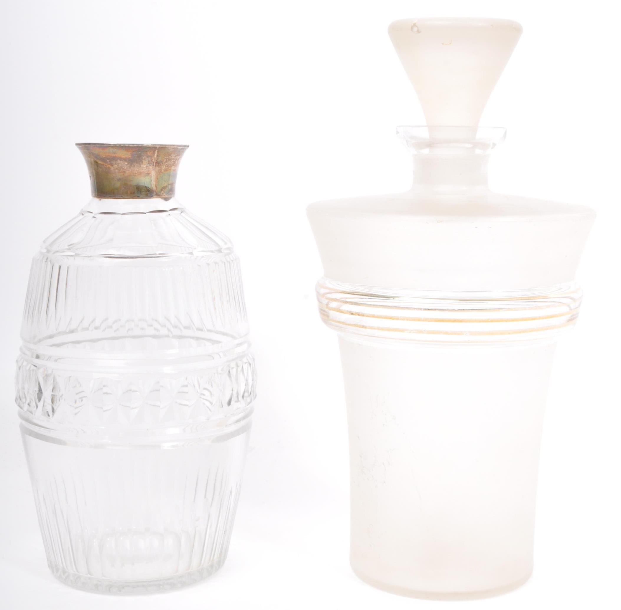 COLLECTION OF FOUR 19TH CENTURY & LATER GLASS DECANTERS - Image 4 of 6