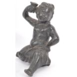EARLY 20TH CENTURY LEAD PUTTI SCULPTURE