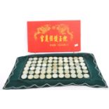 COLLECTION OF CHINESE HOMEOPATHIC NEPHRITE JADE DISCS