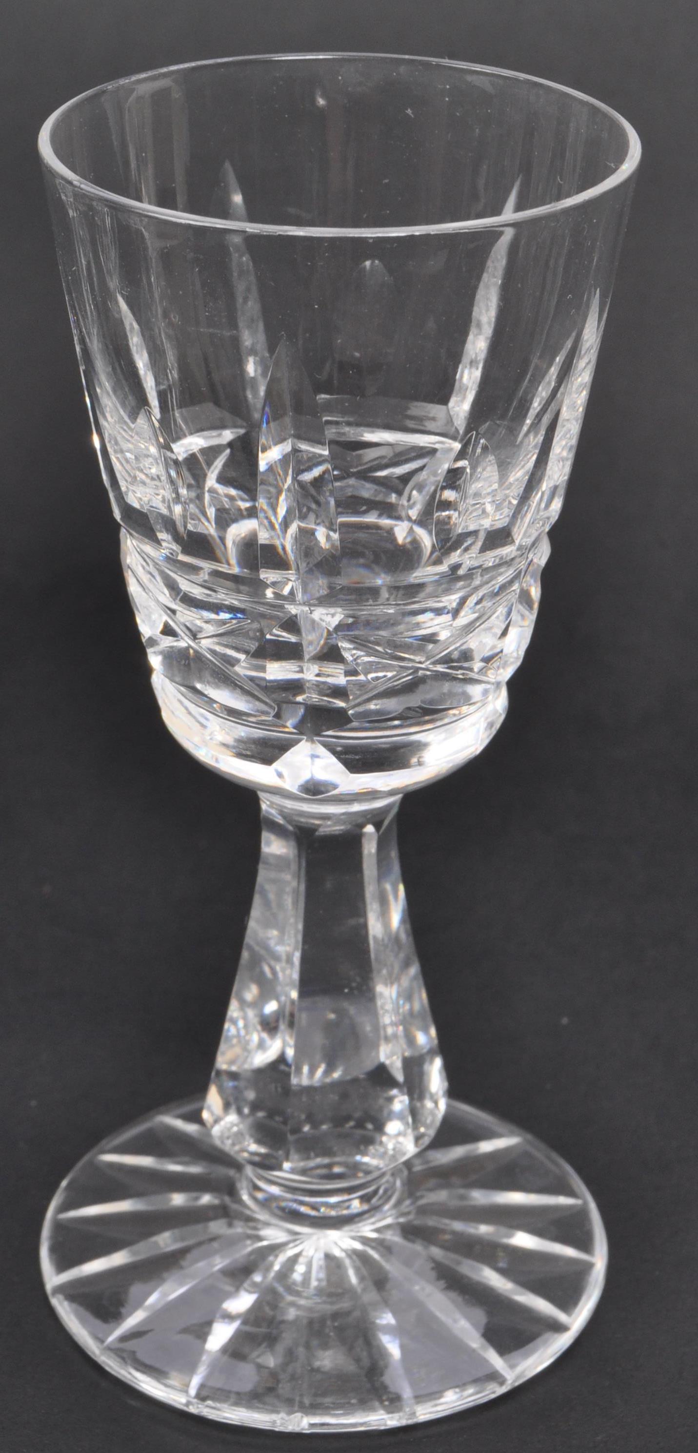 WATERFORD CRYSTAL - TWELVE SHERRY DRINKING GLASSES - Image 4 of 5